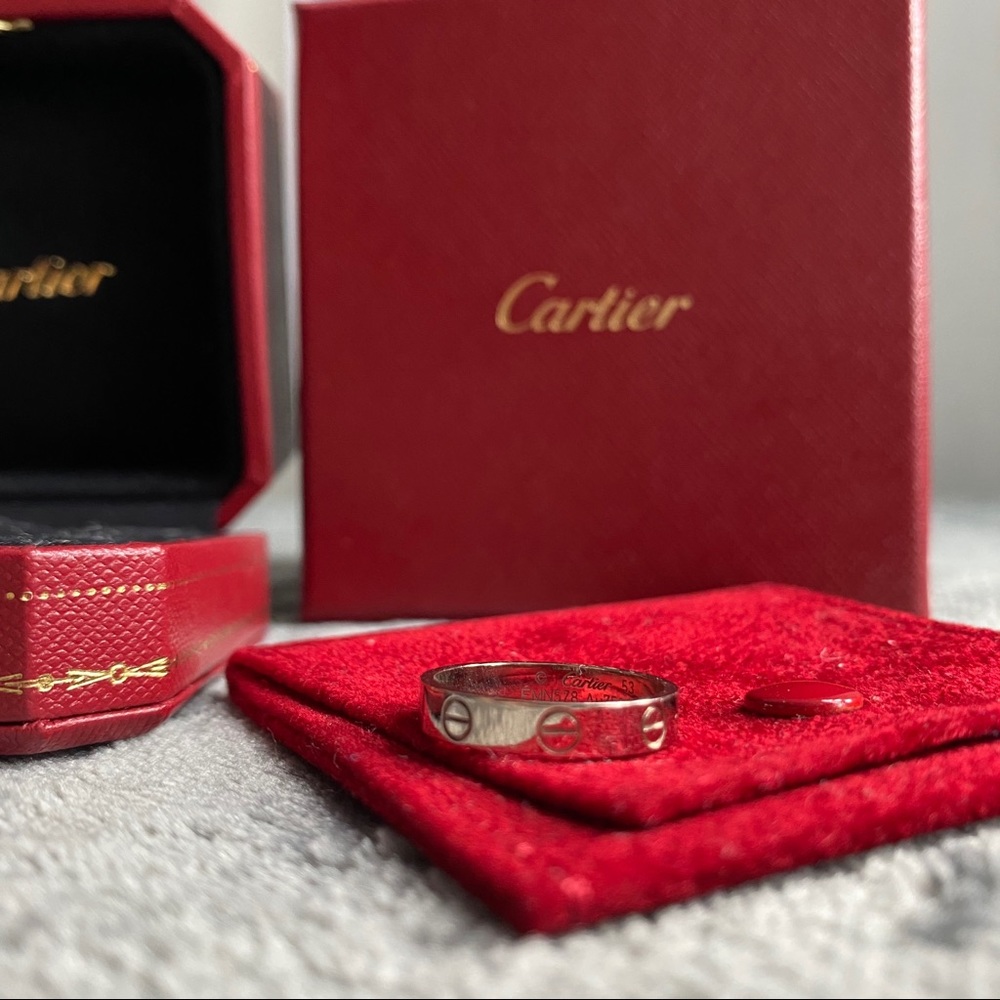 Cartier Love Wedding Band- White Gold